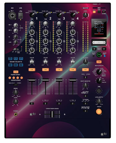 Pioneer DJ DJM 900 NEXUS Skin Retro Bubble